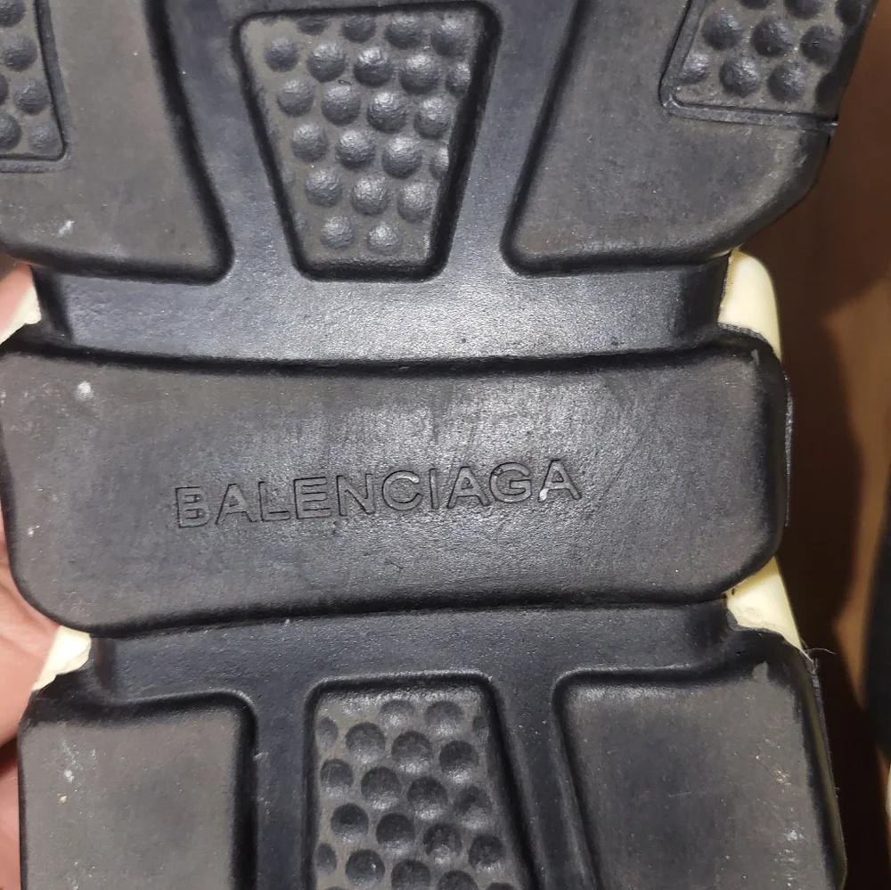 Balenciaga Grey Knit Speed Trainer Sneakers Size 45 - Picture 7 of 12